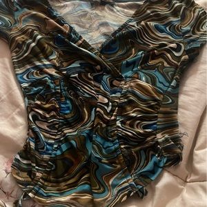 Almost and famous cropped shirt